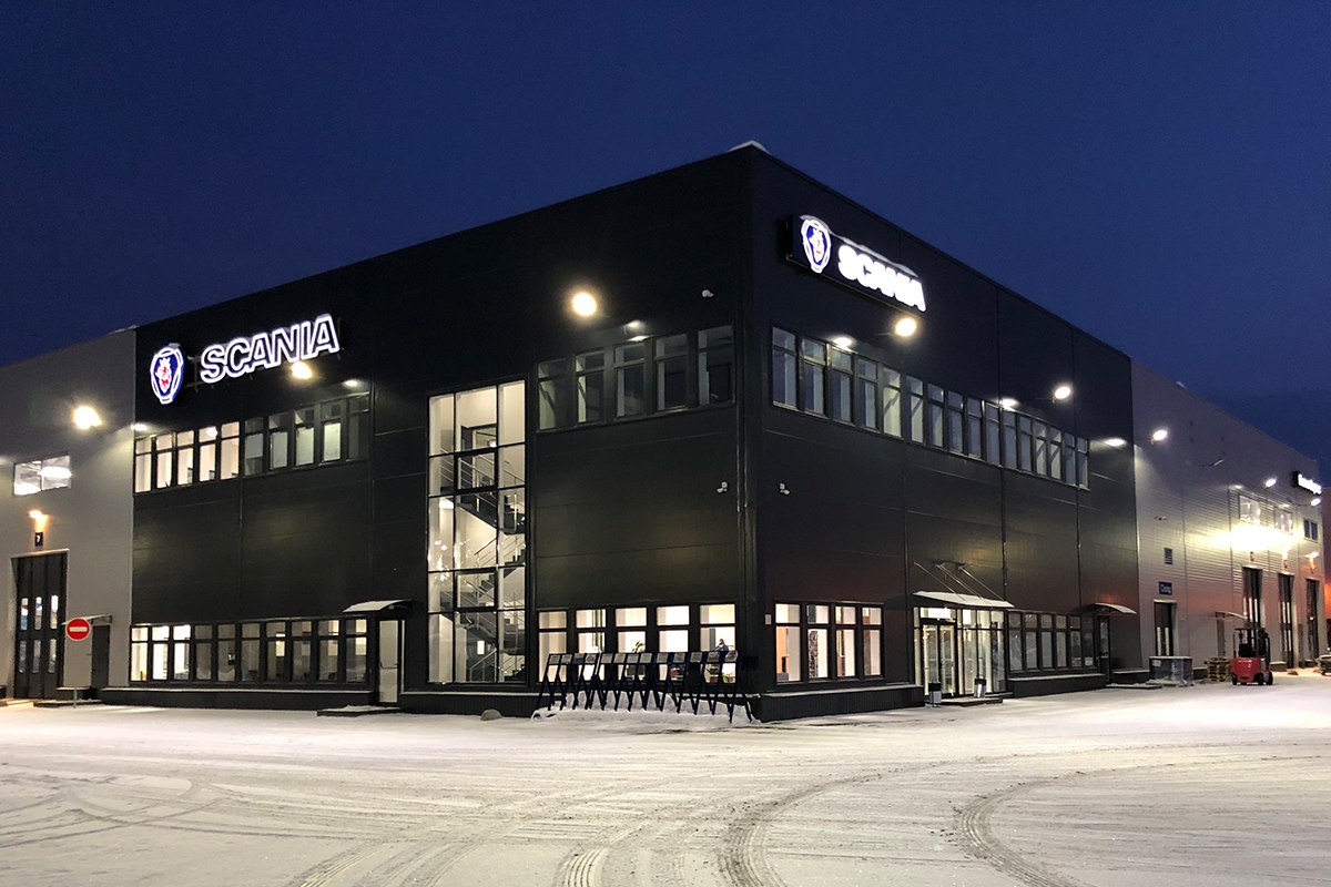 Verlichtingsproject voor SCANIA Service Station