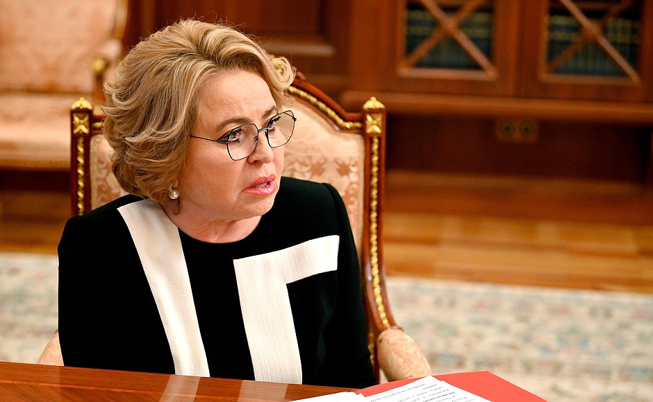 Матвиенко выступила с инициативой продления нацпроекта «Культура»