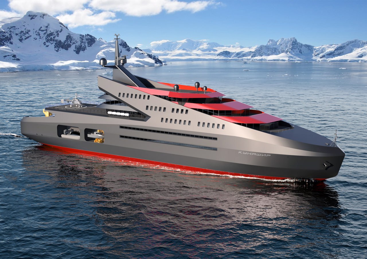В России представили проект арктического круизного лайнера 