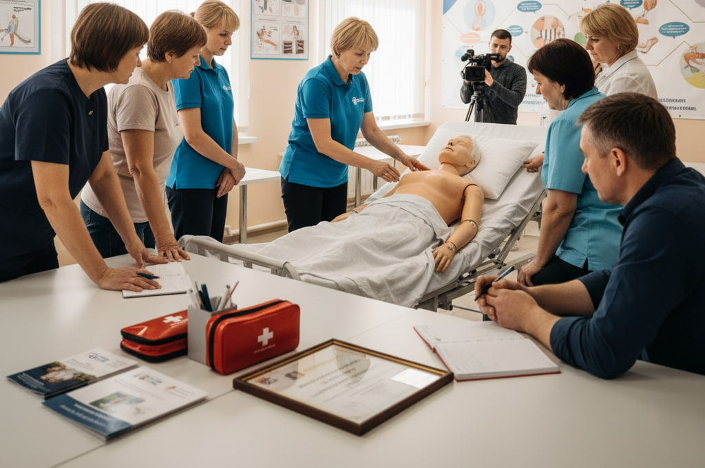 В кубанском городе Ейске открыли школу по уходу за пожилыми родственниками