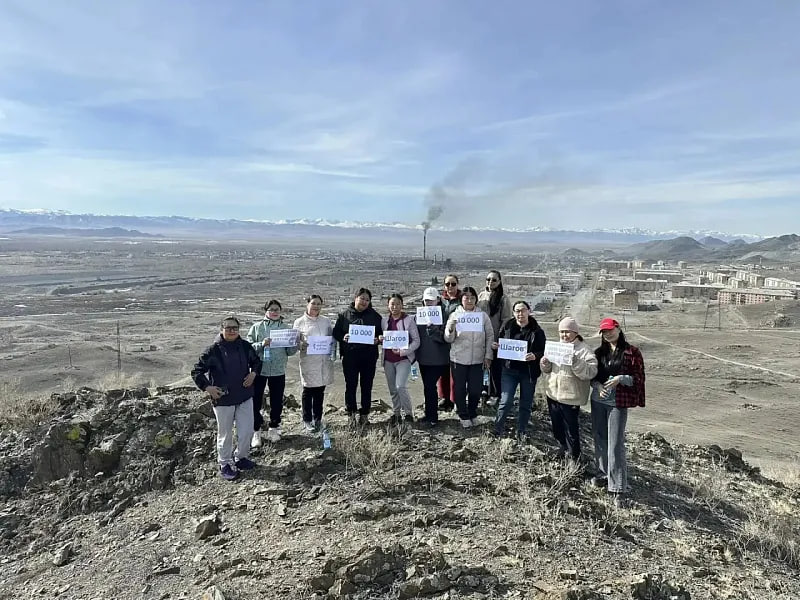 Акцию «10 000 шагов к жизни» провели в городе Ак-Довураке Республики Тывы