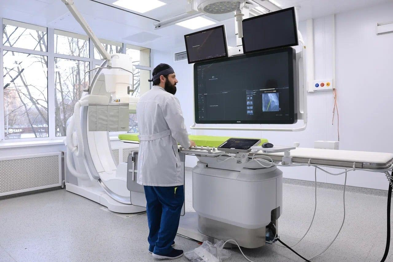 В сосудистом центре больницы города Королёва установили ангиограф