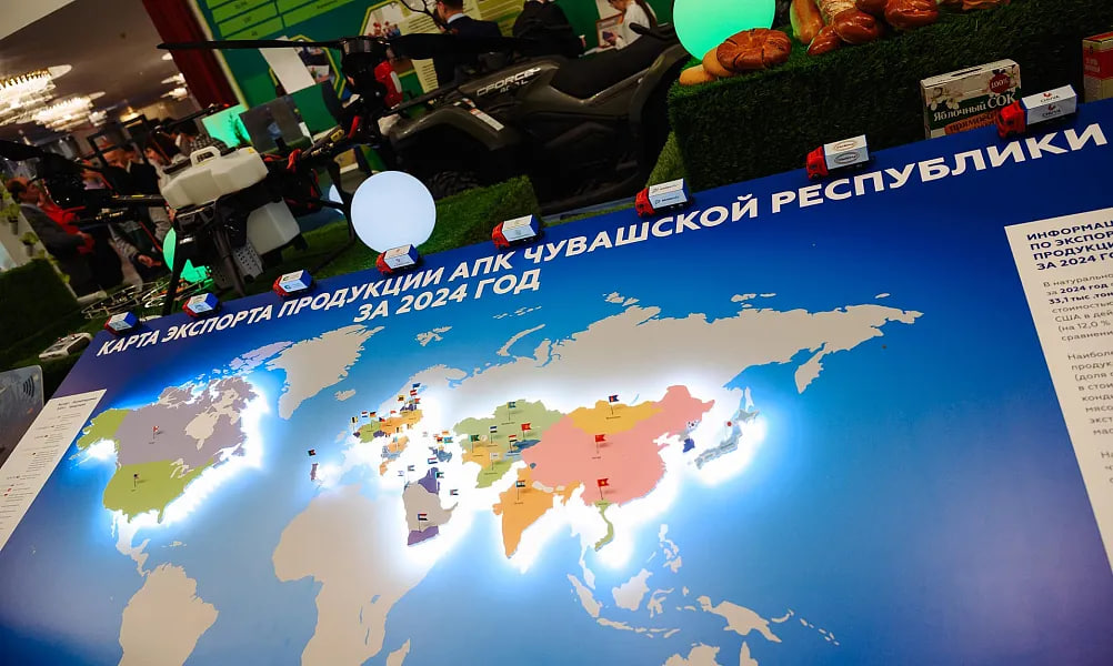 Чувашия экспортировала около 7 тыс. тонн продукции АПК за 4 месяца